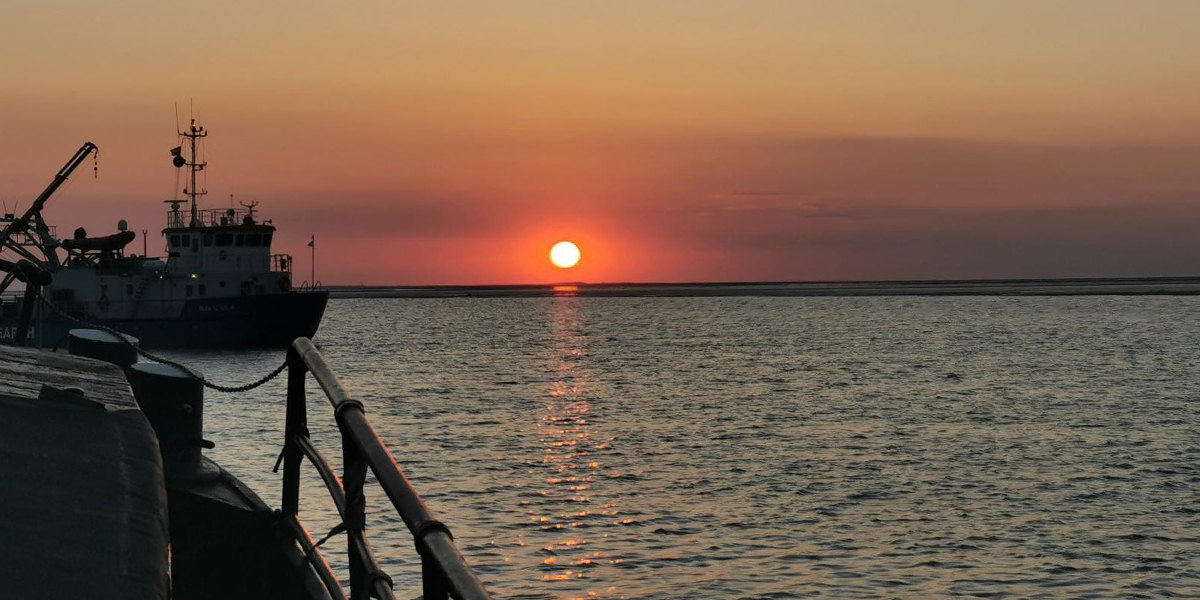 De eerste twee weken was het prachtig weer. Foto: Andre Dijkstra