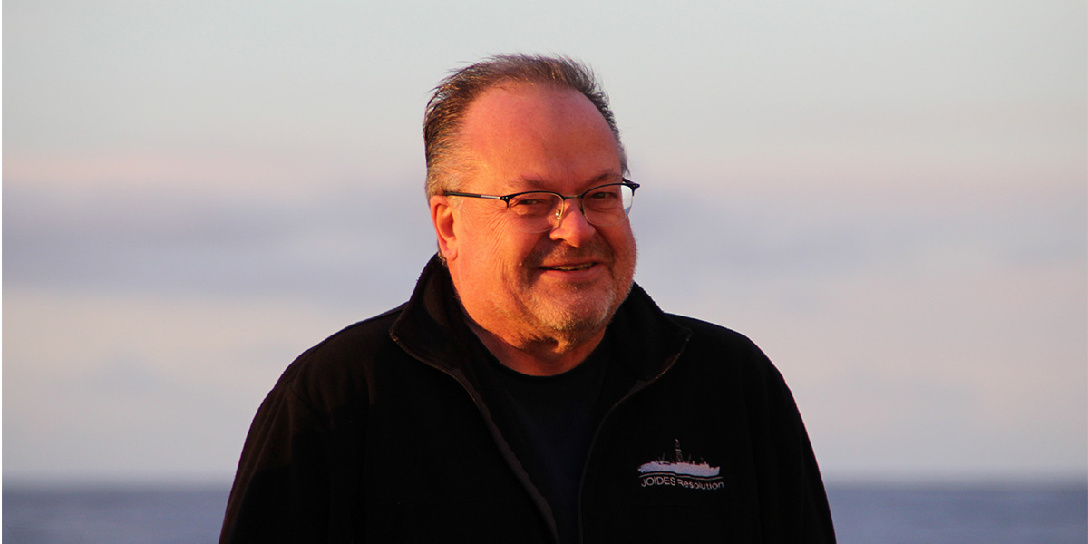 Henk Brinkhuis, photo Sarah Lambert, IODP JRSO