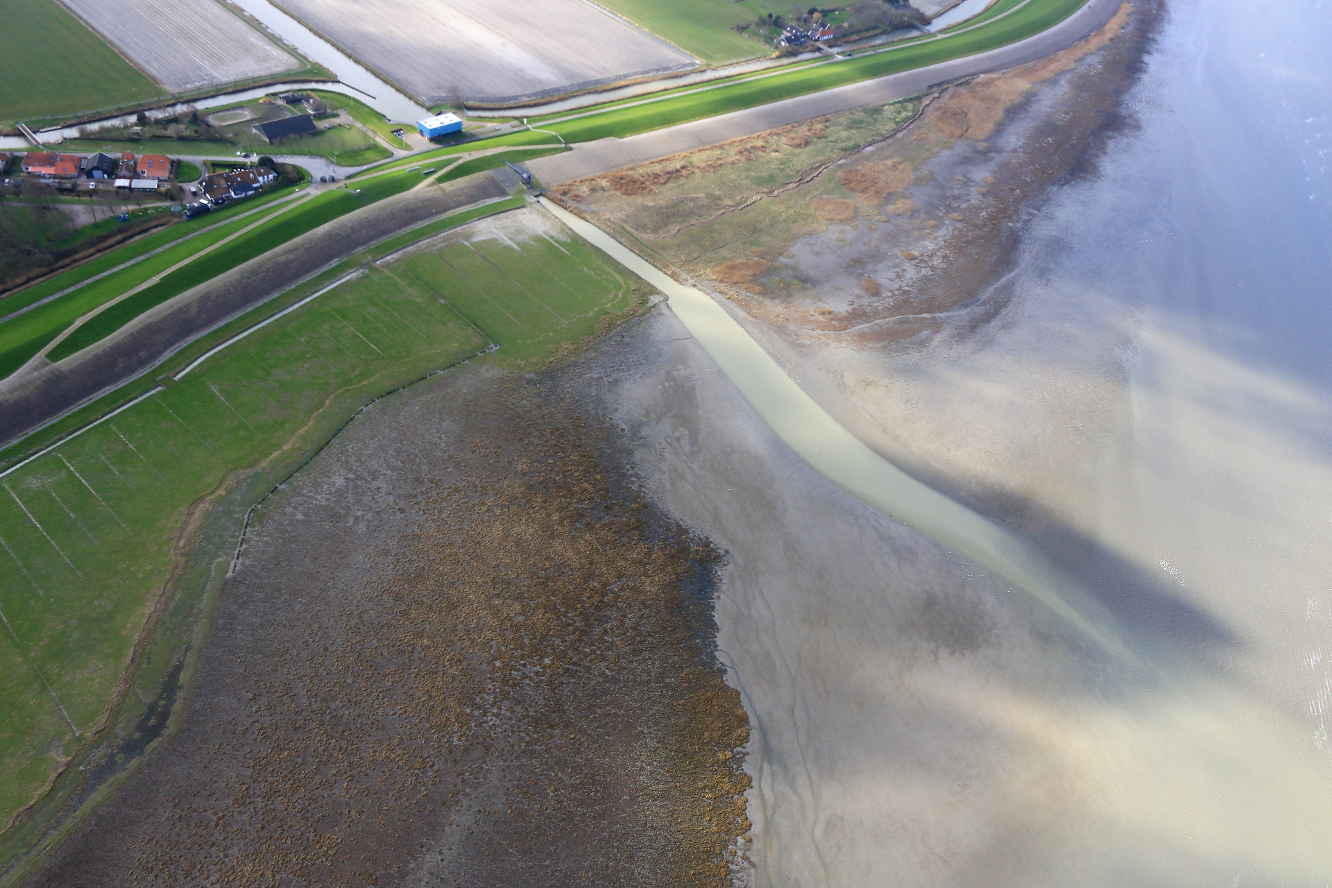 Zwarte Haan, luchtinspectie Rijkswaterstaat