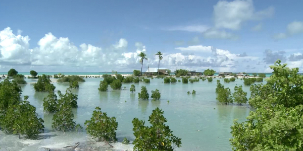 Impact sea-level rise Kiribati