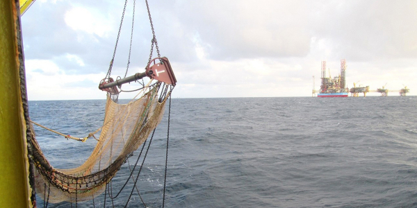 Bottom trawling North Sea