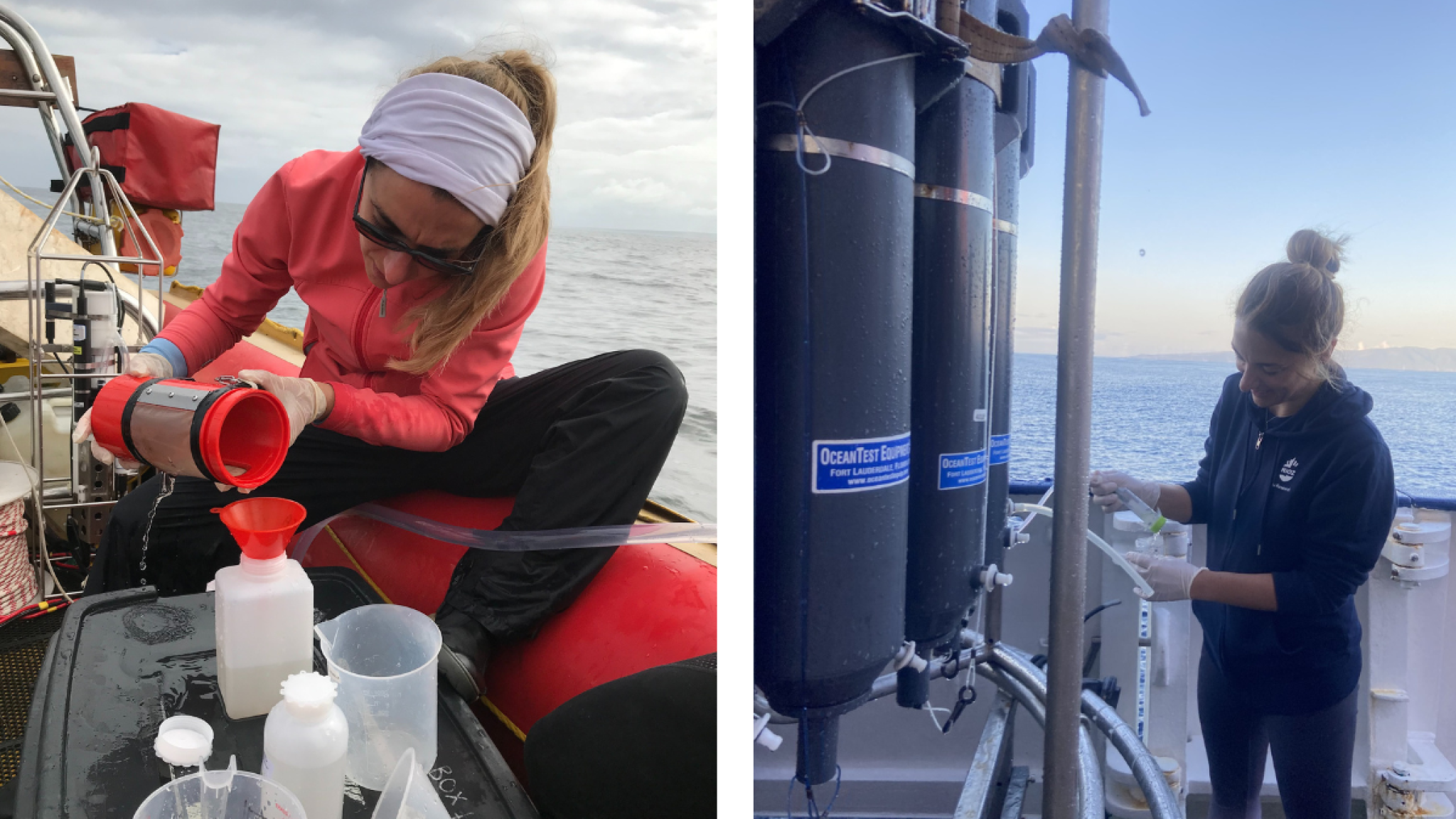 Eleonora Puccinelli voert monsters uit tijdens veldwerk.