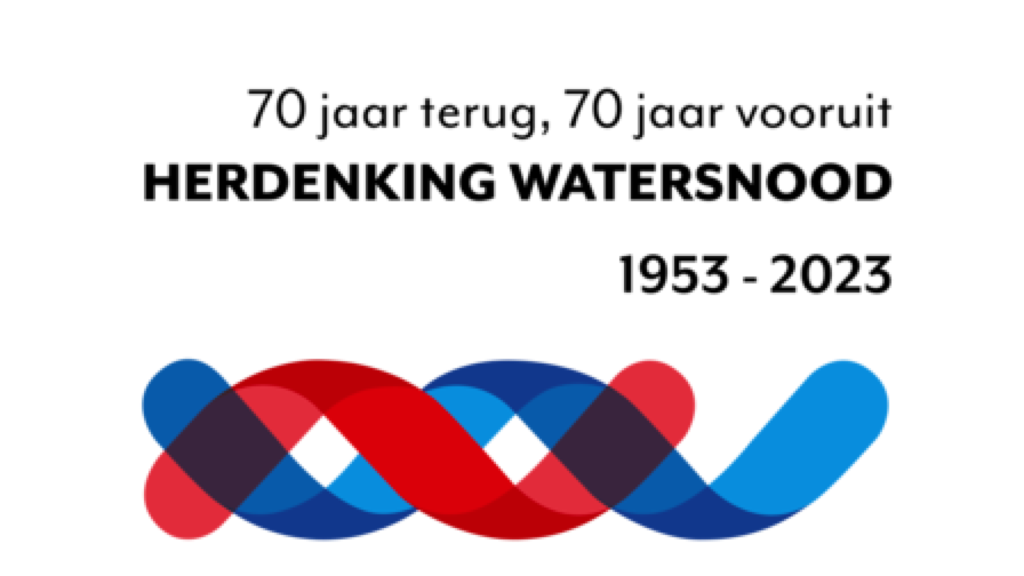 Logo van de Nationale Herdenking van de watersnood ramp in Nederland