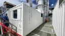 White lab container 21 from the outside on board of research vessel Anna Weber - van Bosse