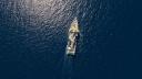 drone shot of the vessel
