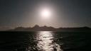The full moon over the island of the island of Sao Vicente