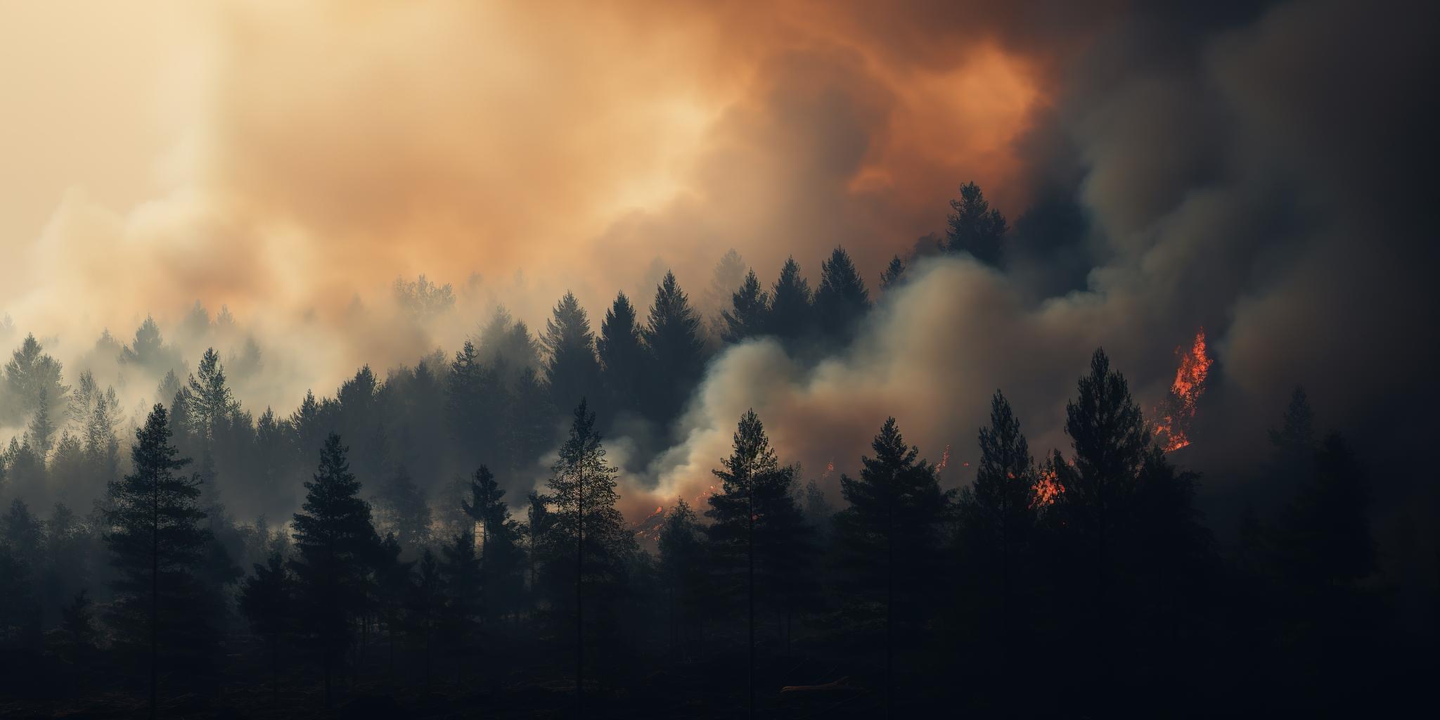 Brandend woud
