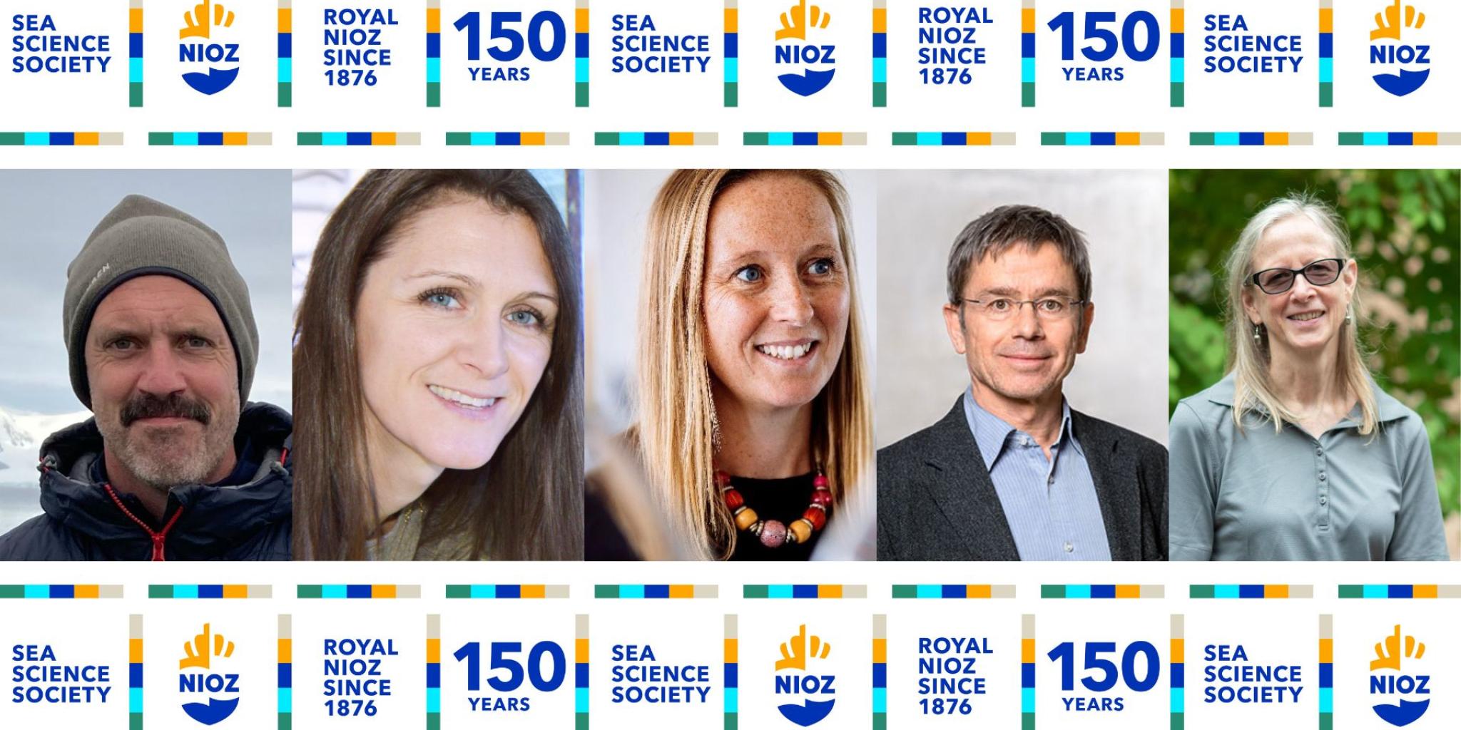 All five peakers on the colloquia series 150 years of NIOZ.