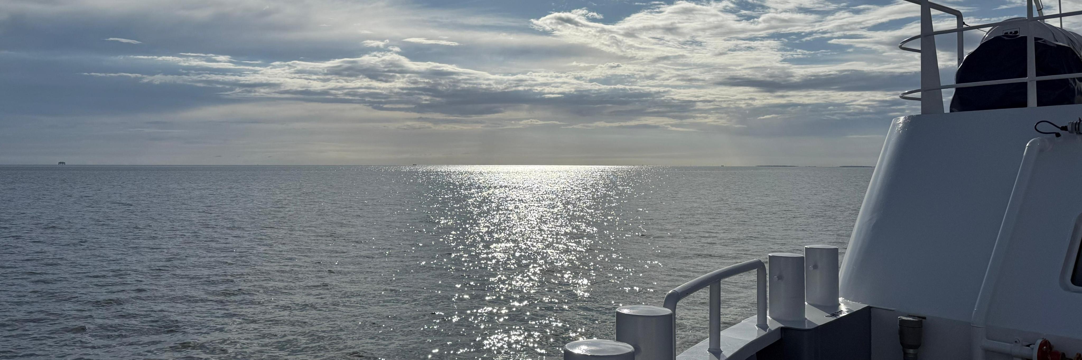 Sea and sky from RV Wim Wolff.