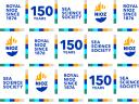 Logo for 150 years of NIOZ