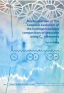 Light blue book cover, with the title and author name on it, as well as the chemical structure of C37 alkenones