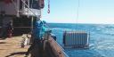 Hung-An Tian and Mathijs van Manen (NIOZ PhD student) retrieving NIOZ ultra-clean CTD onboard RV Polarstern (credit: Sven Pont) 
